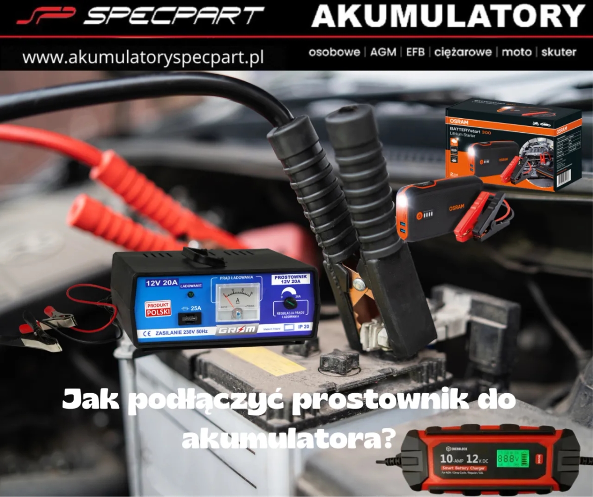 Jak podłączyć prostownik? Ładowanie akumulatora i odłączanie prostownika