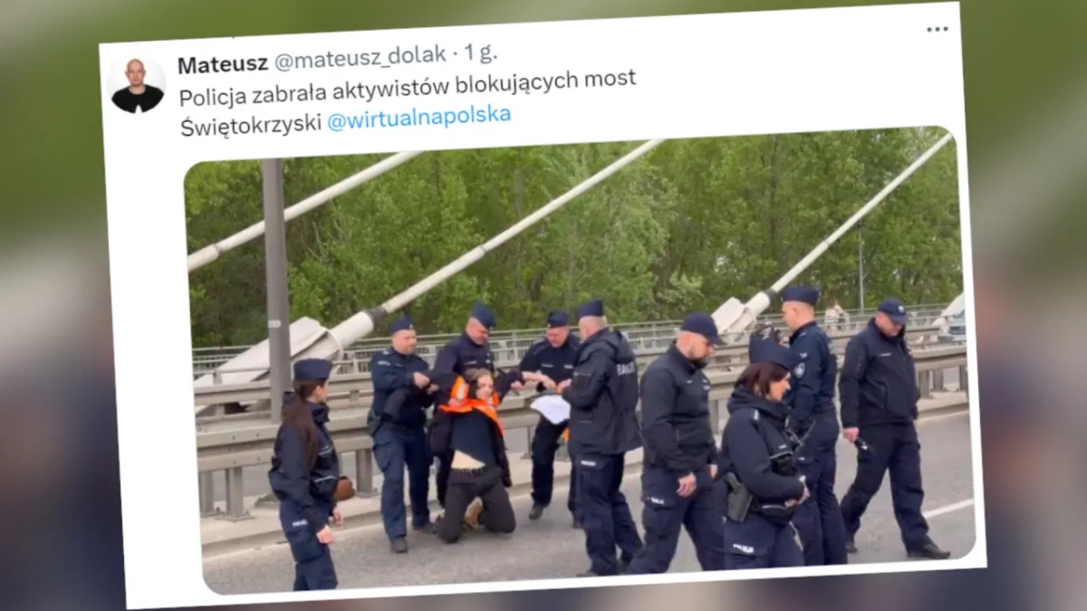 Blokada mostów w Warszawie: dlaczego aktywiści protestują
