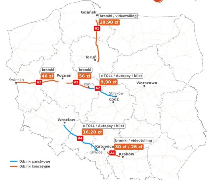 Bezpłatne odcinki autostrad: gdzie jeździć za darmo w Polsce?